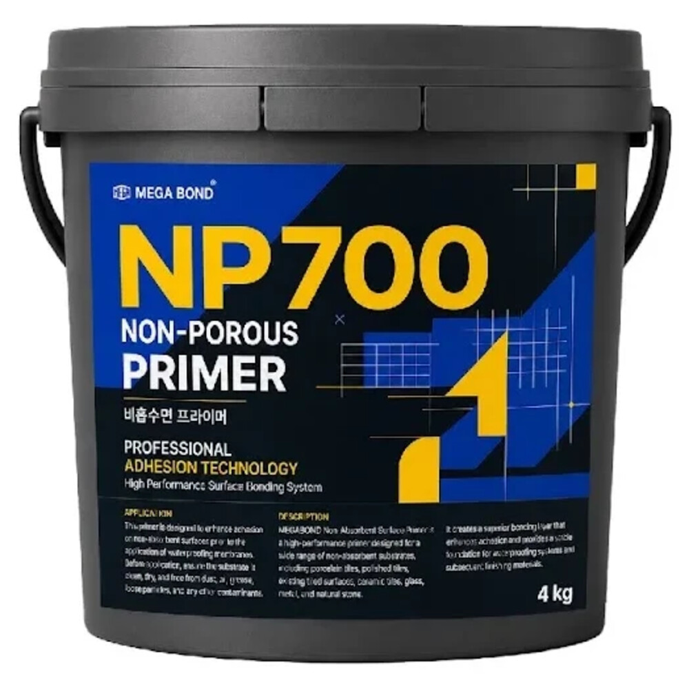메가본드 NP700 4kg 비흡수면 프라이머 제품 패키지